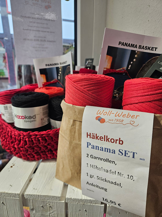 Set Häkelkorb PANAMA