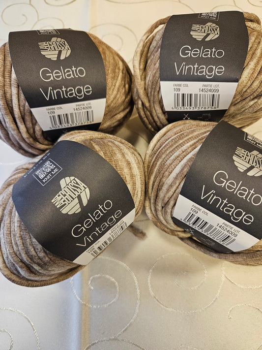 Gelato Vintage vier Restknäule Fb. 109