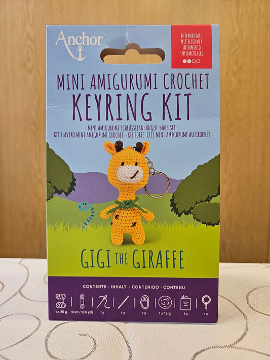 Set Mini Amigurumi zum Häkeln von Anchor - Giraffe