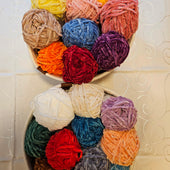 Wundertüte Chenillegarn 400g