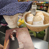 Set - Hut aus Raffia ECO VITA beige