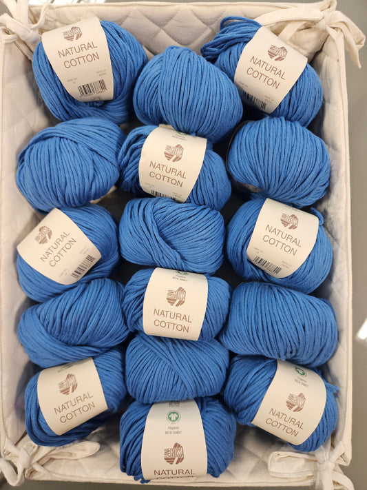 Set Sonderpreis 16x Natural Cotton Fb. 14 - blau