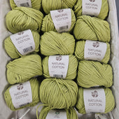 Set Sonderpreis 16x Natural Cotton Fb. 4 - grün