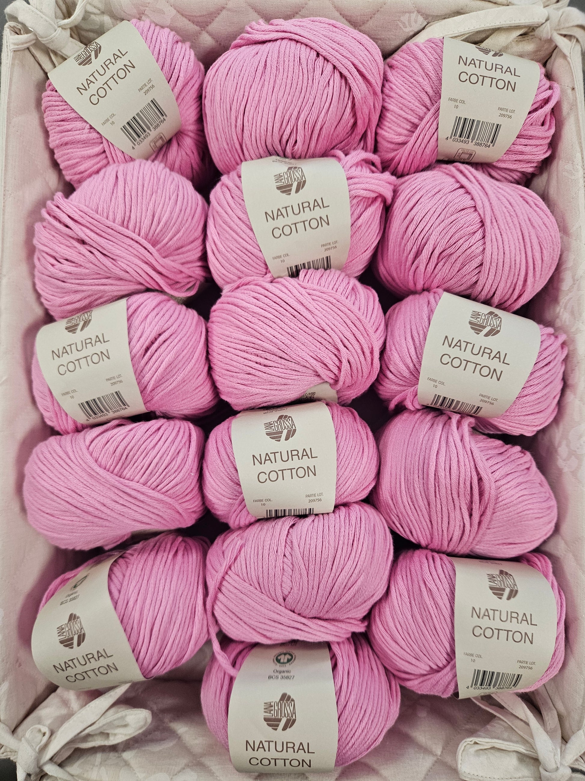 Set Sonderpreis 16x Natural Cotton Fb. 10 - rosa