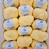 Set Sonderpreis 16x Natural Cotton Fb. 5 - gelb