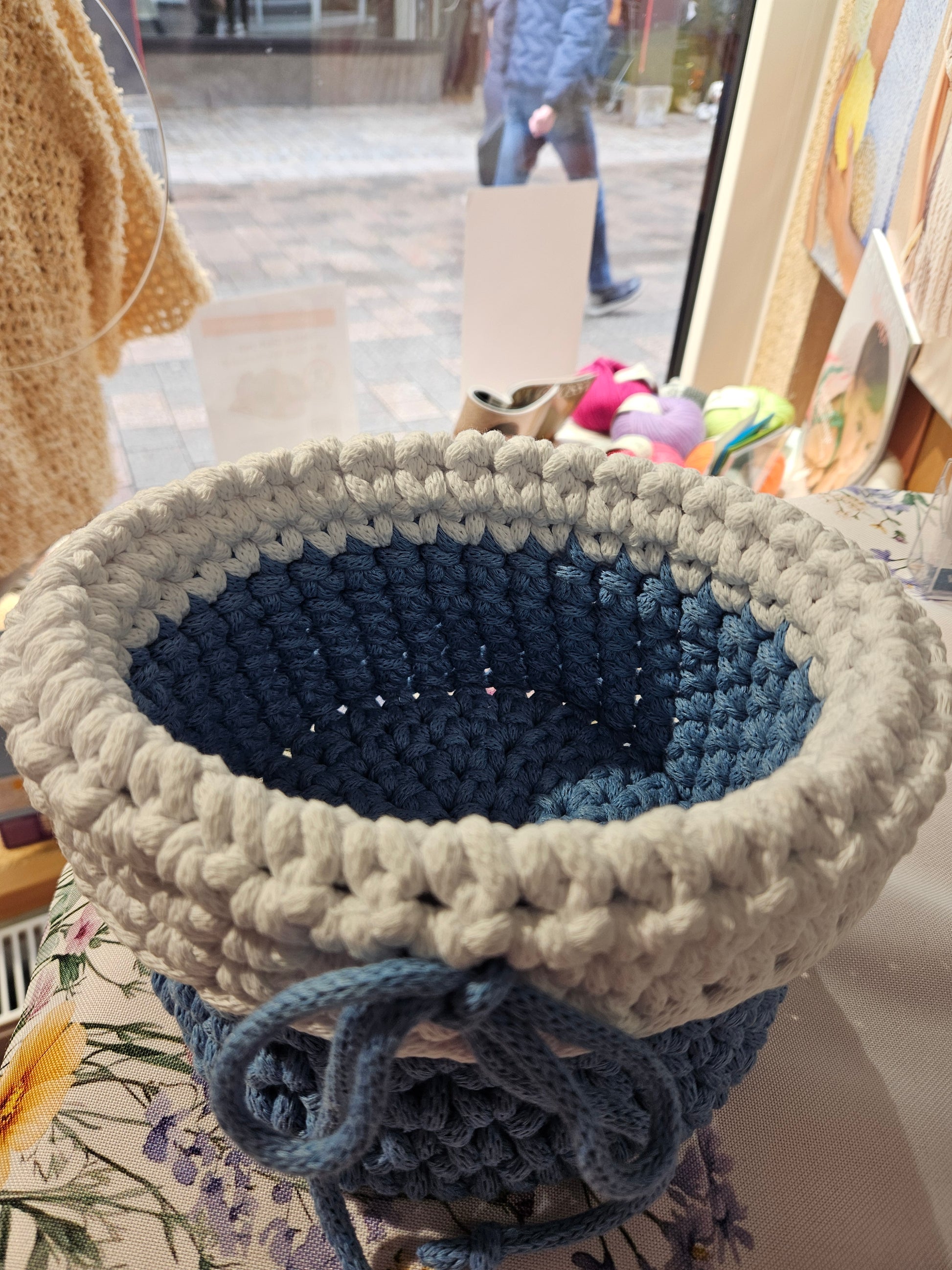 Häkelkorb aus ECO VITA Size 12