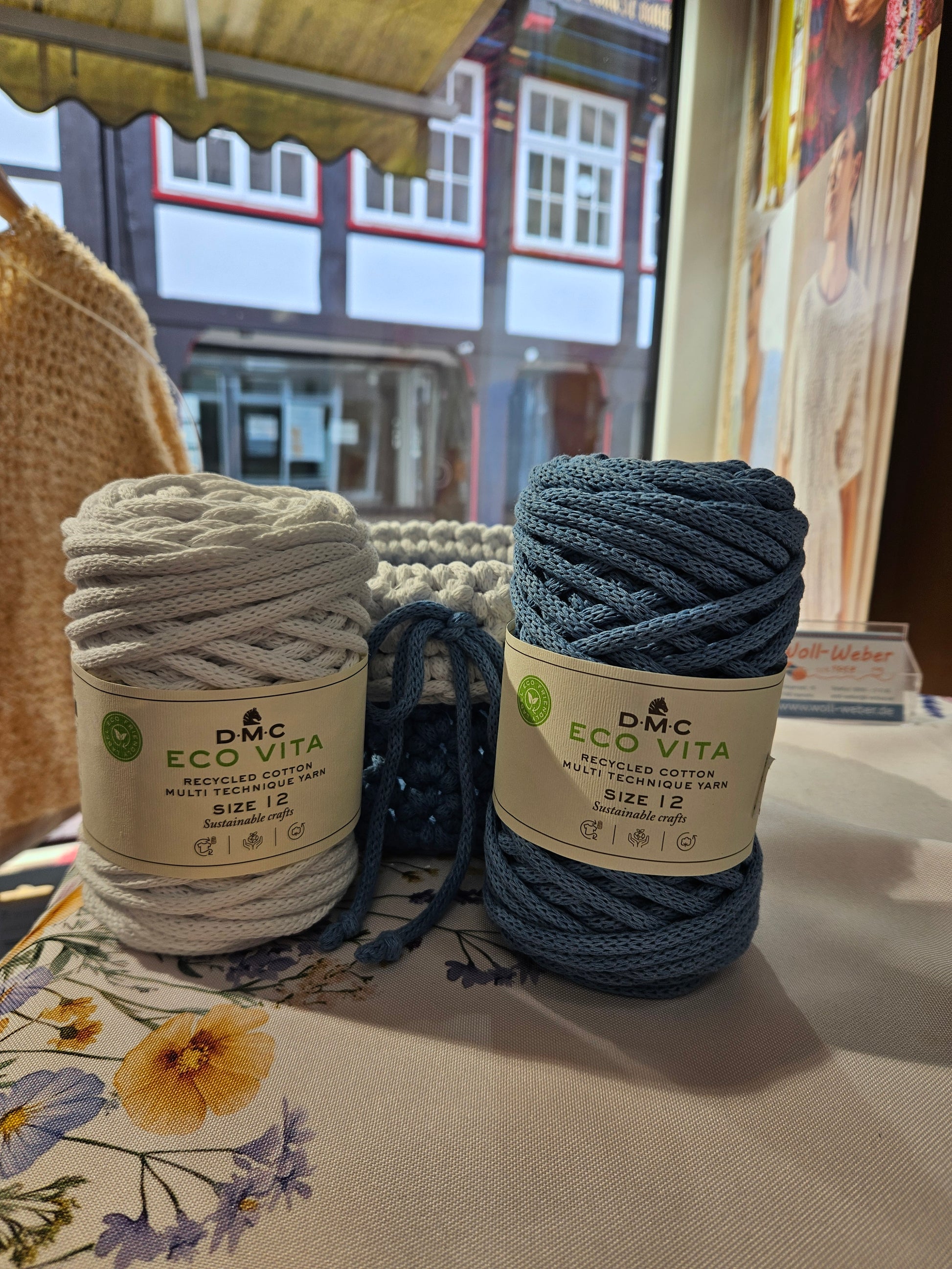 Häkelkorb aus ECO VITA Size 12