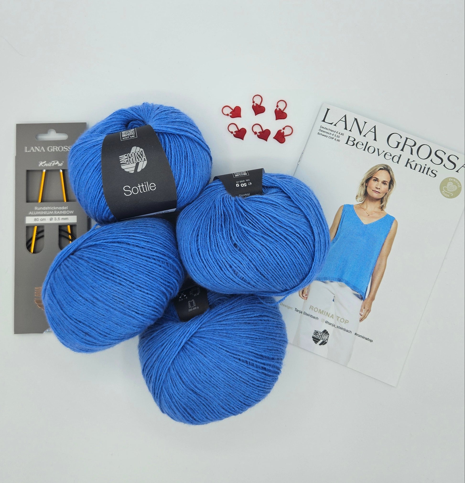 Sottile Set für Romina TOP von Tanja Steinbach blau