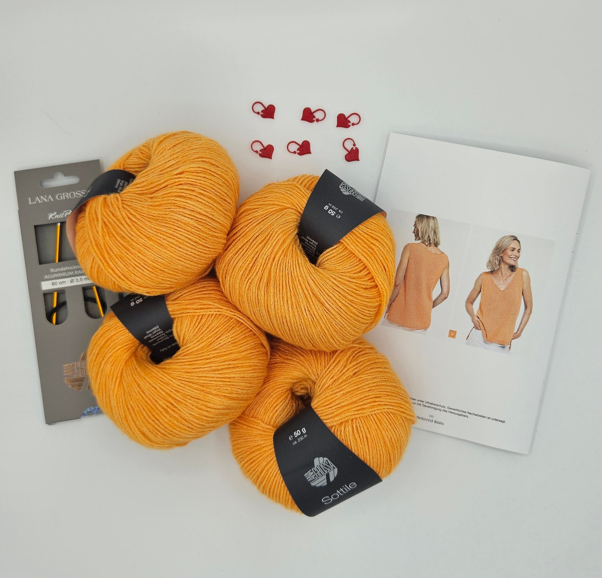 Sottile Set für Romina TOP von Tanja Steinbach orange