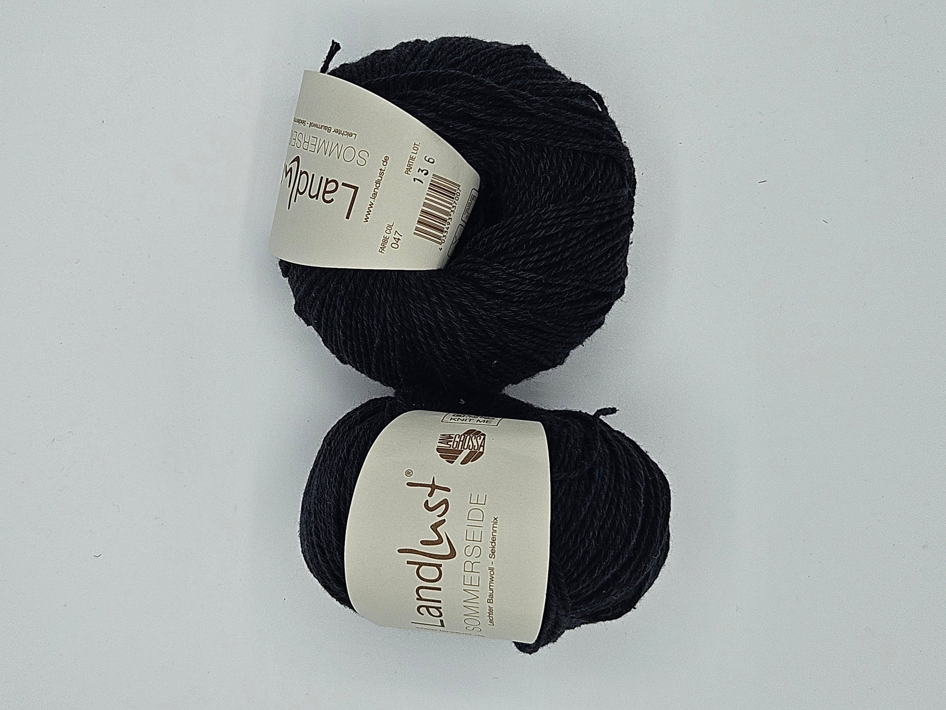 Landlust Sommerseide Wollschatz 100g schwarz