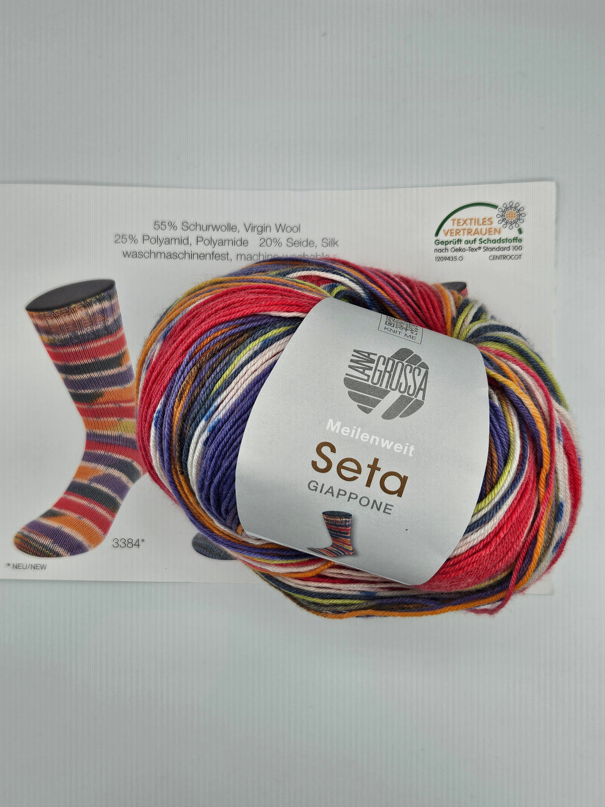 „Socktober bei Woll-Weber - Lana Grossa Meilenweit Seta Giappone zum Aktionspreis