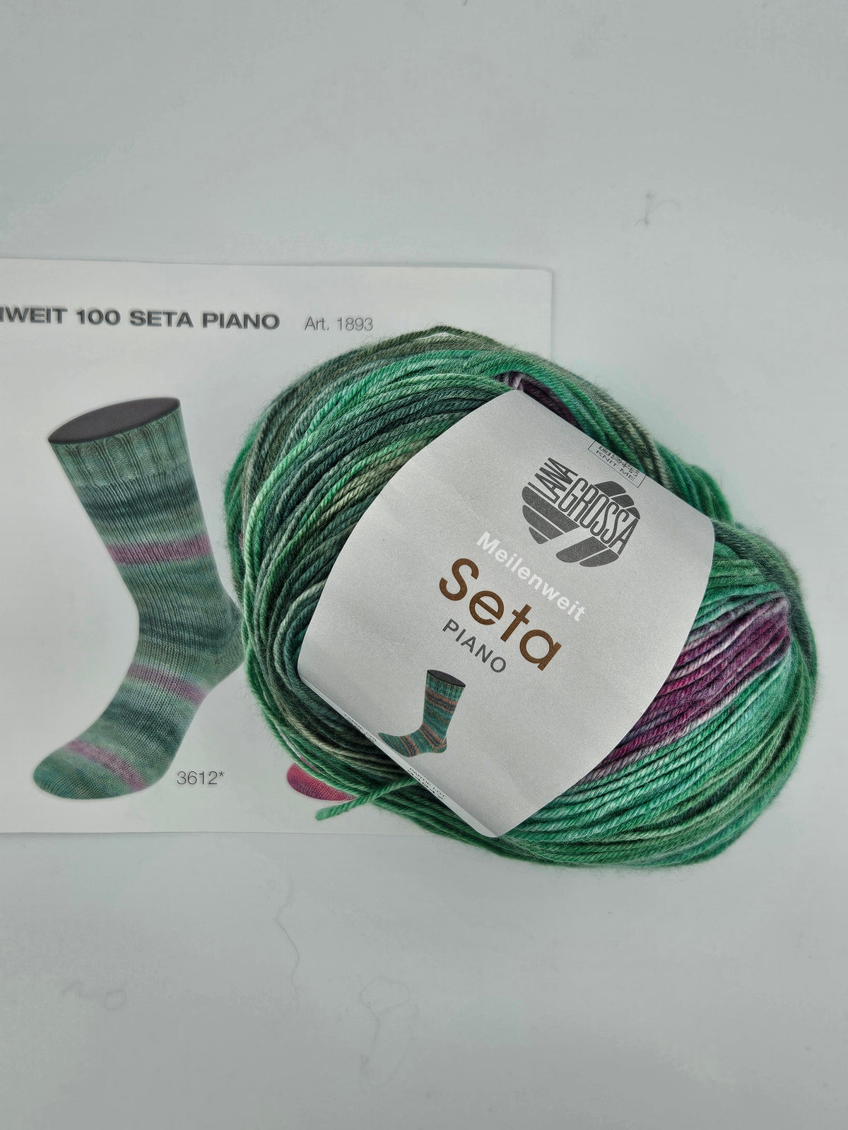 „Socktober bei Woll-Weber - Lana Grossa Meilenweit Seta Piano zum Aktionspreis