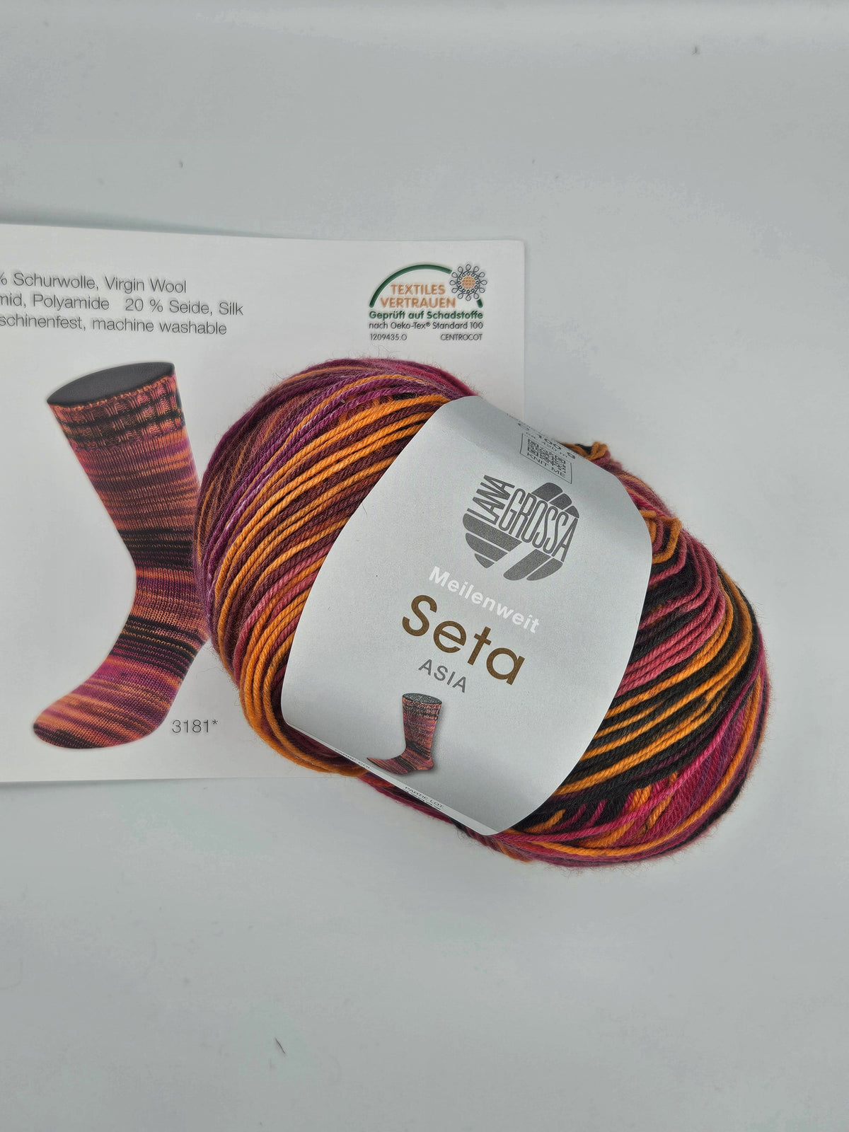 „Socktober bei Woll-Weber - Lana Grossa Meilenweit Seta Asia zum Aktionspreis