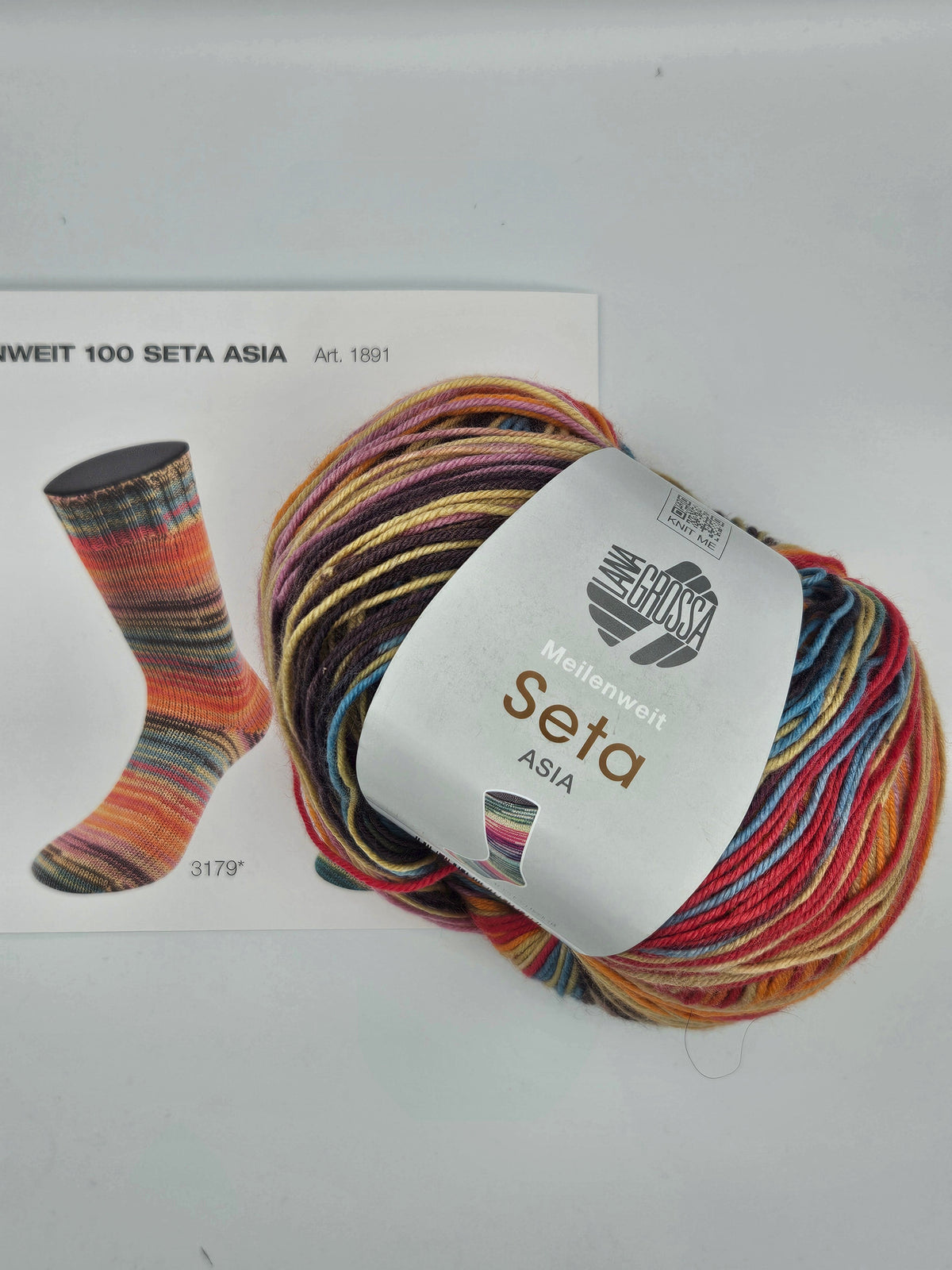 „Socktober bei Woll-Weber - Lana Grossa Meilenweit Seta Asia zum Aktionspreis