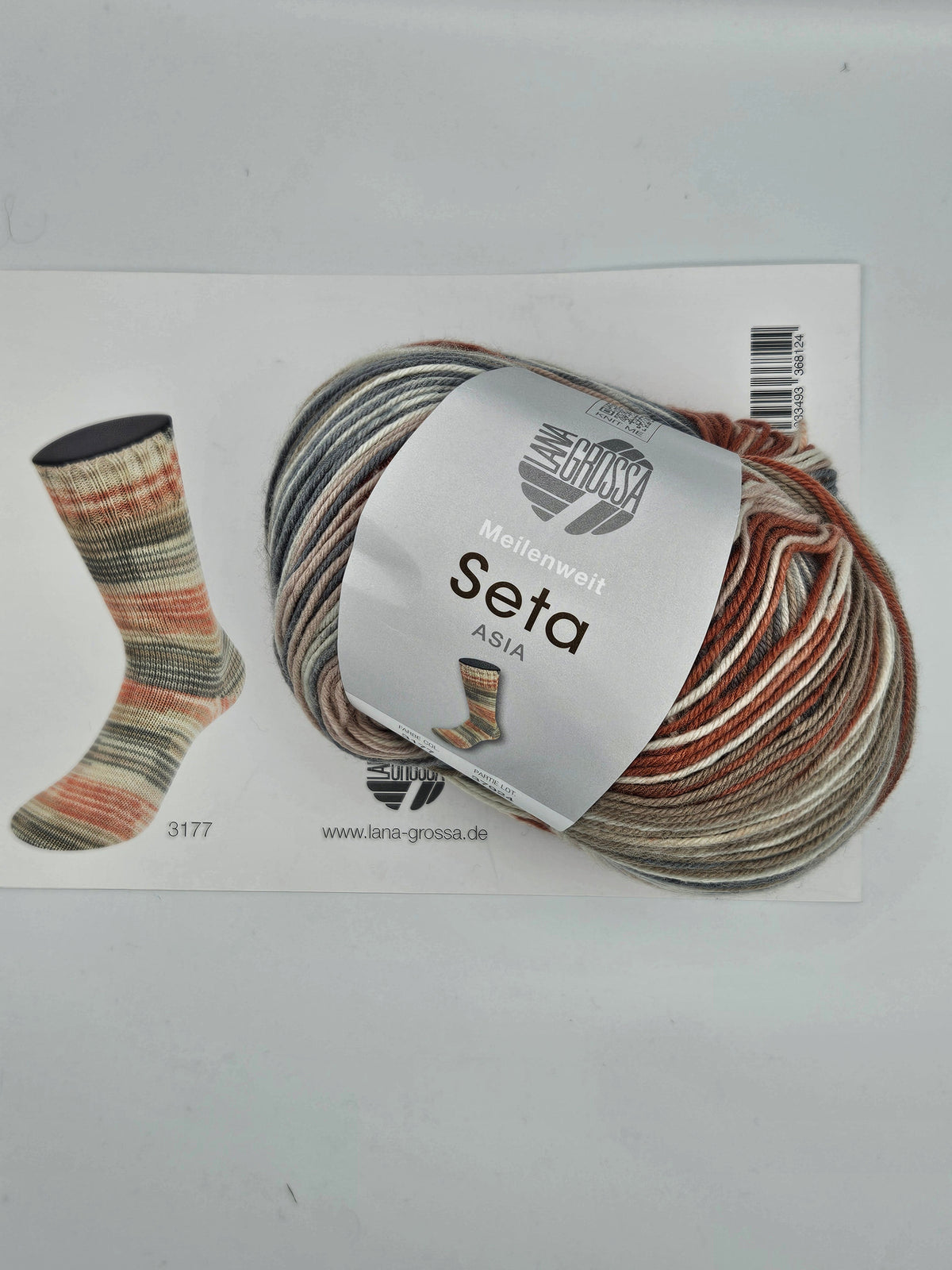 „Socktober bei Woll-Weber - Lana Grossa Meilenweit Seta Asia zum Aktionspreis