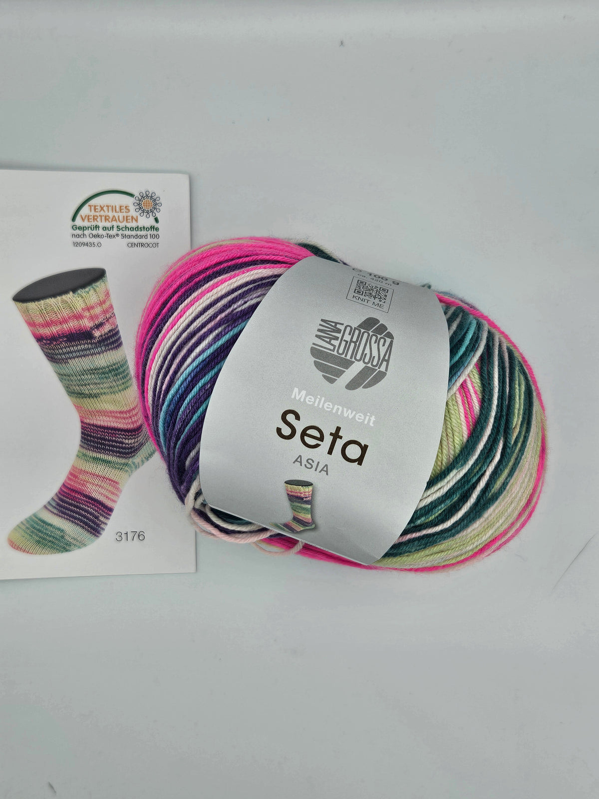 „Socktober bei Woll-Weber - Lana Grossa Meilenweit Seta Asia zum Aktionspreis
