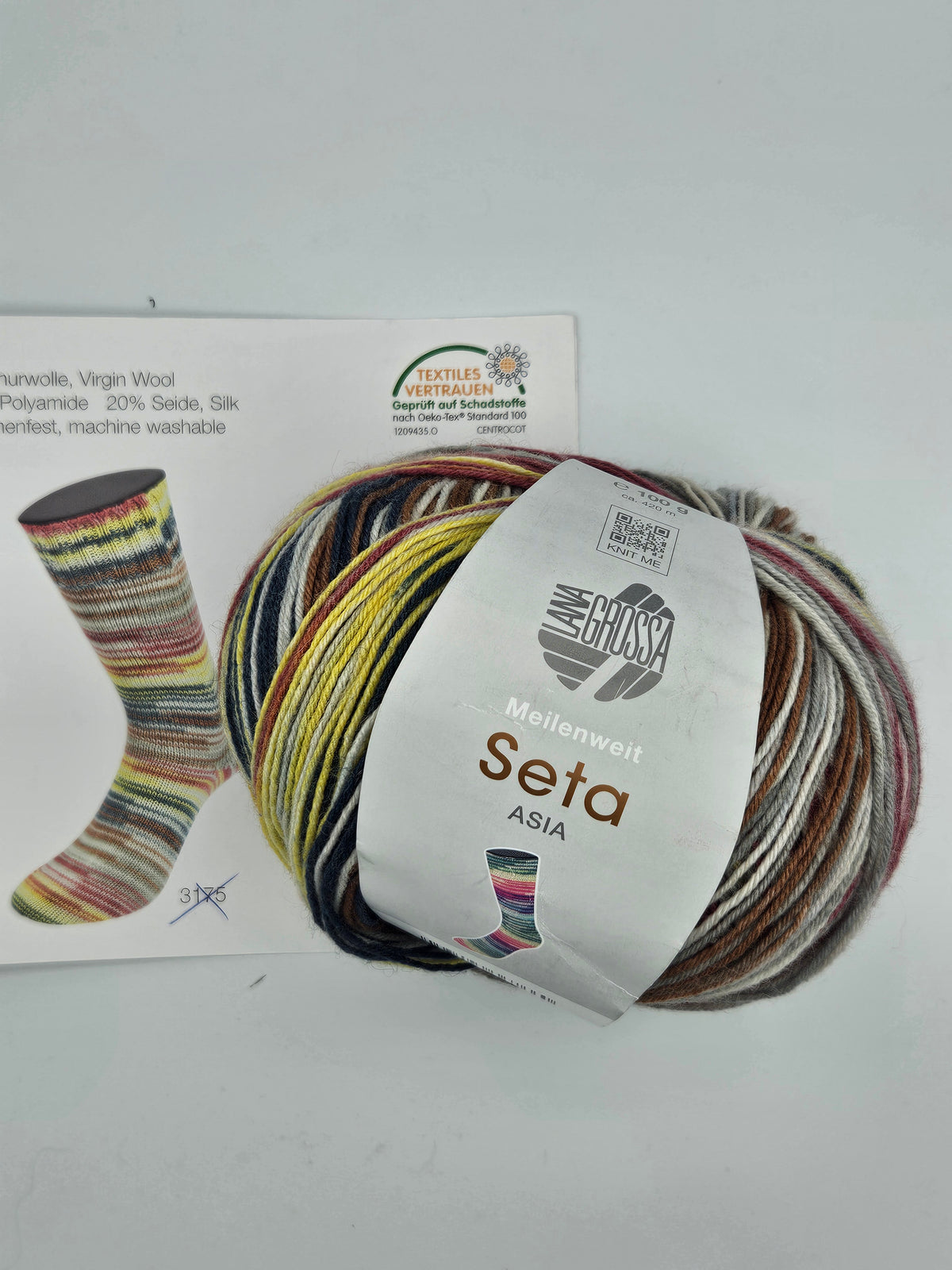 „Socktober bei Woll-Weber - Lana Grossa Meilenweit Seta Asia zum Aktionspreis