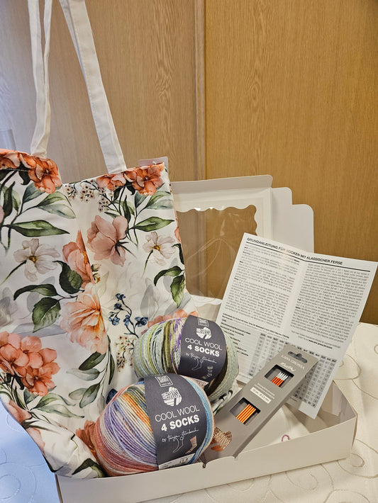 Set Frühlingsmasche "Hortensien"