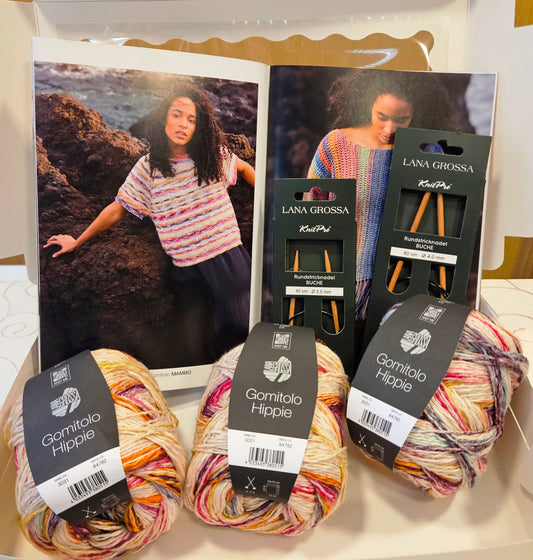 Set Pulli aus Gomitolo Hippie