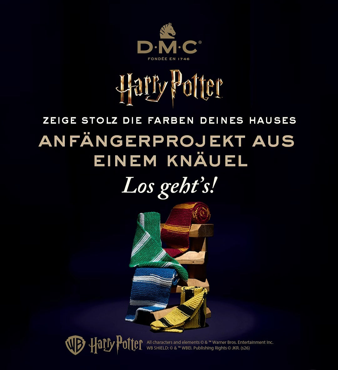 🧣✨Masche für Masche nach Hogwarts – Stricken für Anfänger*innen - 21.11.26