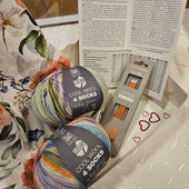 Set Frühlingsmasche "Hortensien"