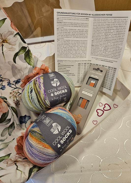 Set Frühlingsmasche "Hortensien"